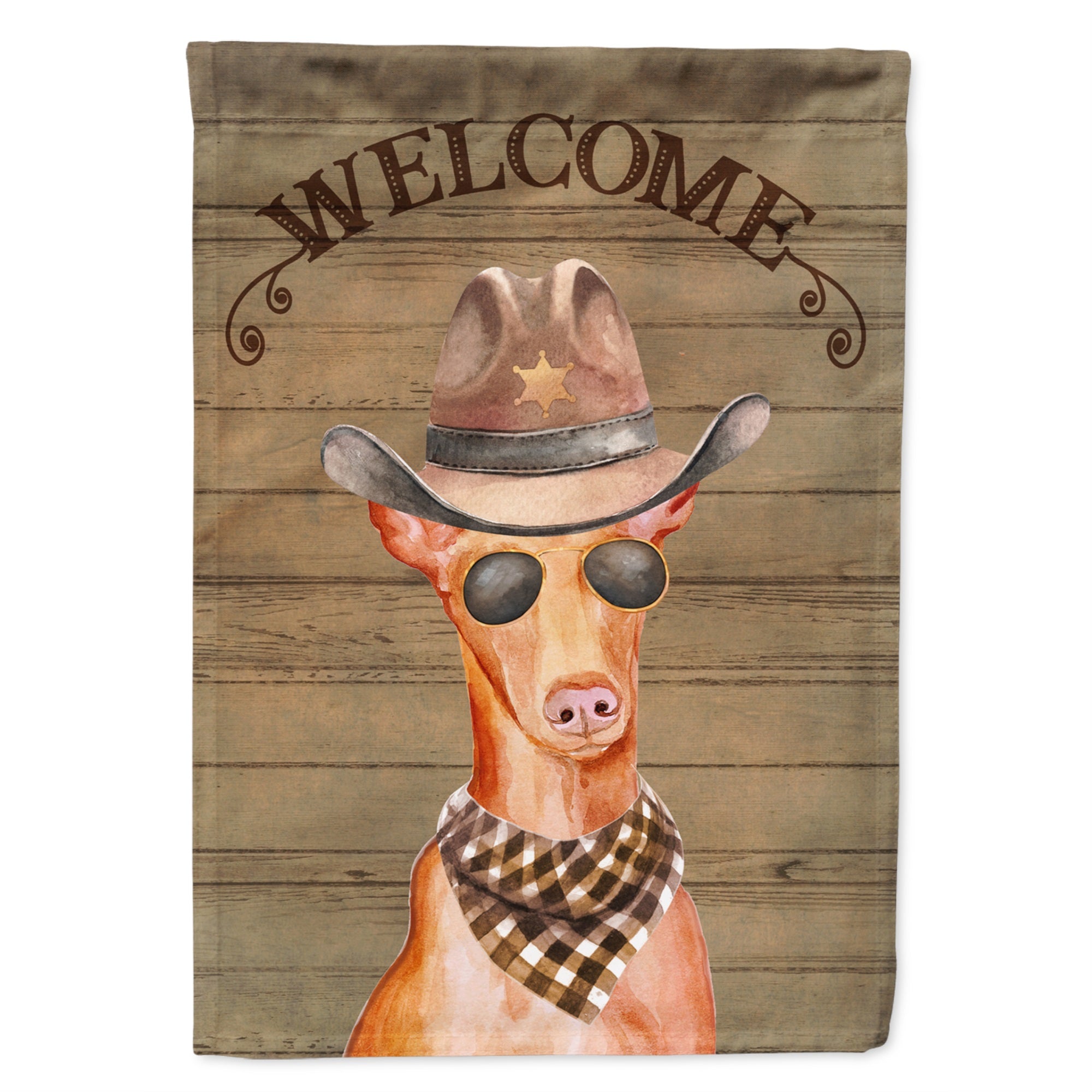 Pharaoh Dog Country Dog Flag Garden Size